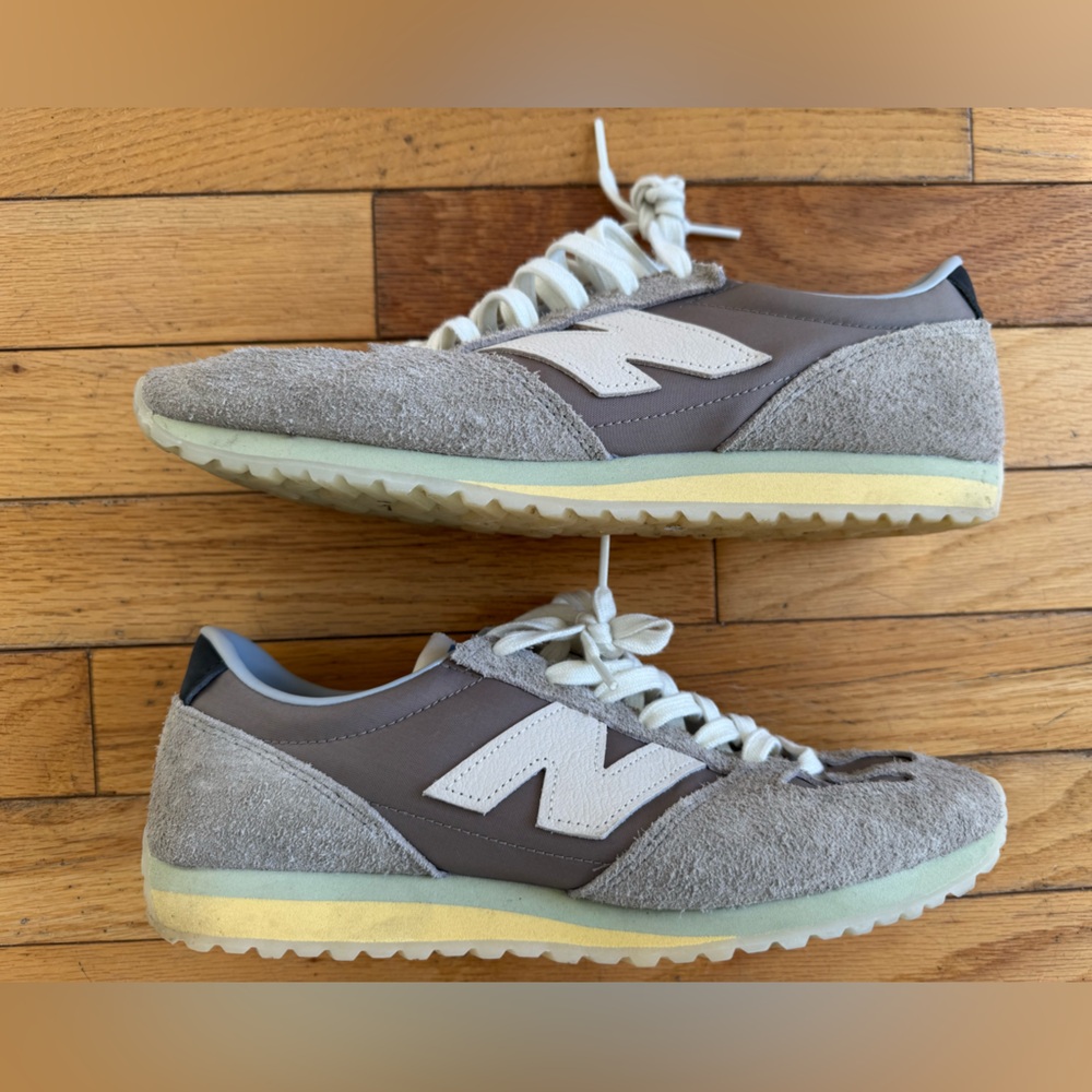 New Balance 471 Tan and Brown Sneakers